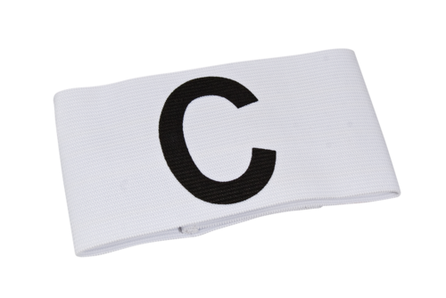 Derbystar Kapit�nsbinde Senior Neu - Wei�