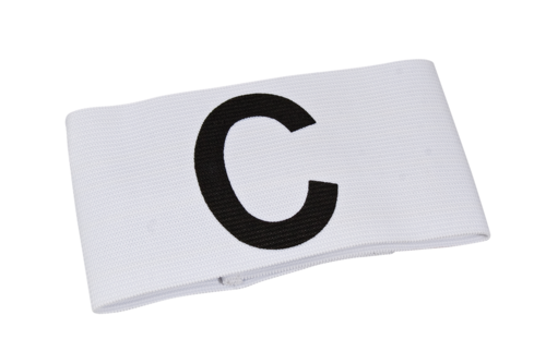 Derbystar Kapit�nsbinde Junior Neu - wei�