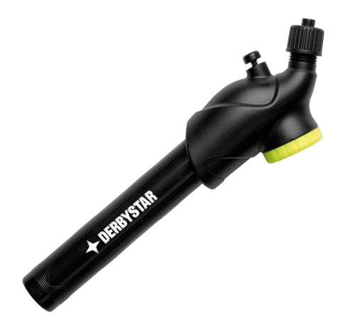 Derbystar Ballpumpe Mit Luftdruckpr�fer Neu - schwarz