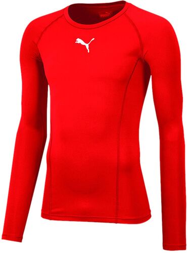 Puma LIGA Baselayer Tee LS Jr - rot