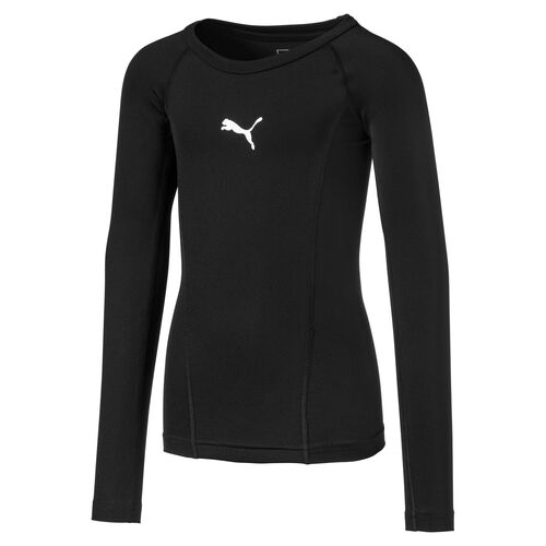 Puma LIGA Baselayer Tee LS Jr - schwarz