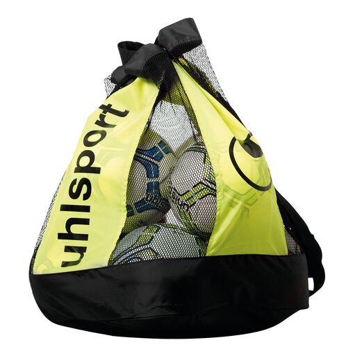 Uhlsport Ballbag (16 Balls) - schwarz/fluo gelb - Taschen-Unisex