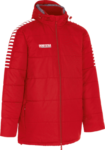 Derbystar Hyper Stadionjacke - rot/weiss