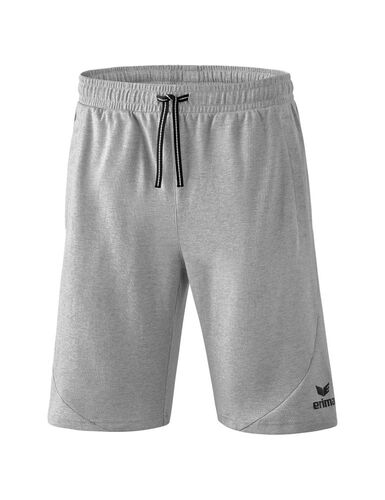 Erima Essential Sweatshorts - light greymelange/black