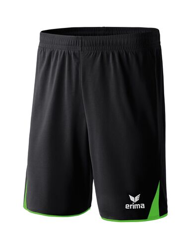 Erima Classic 5-C Shorts With Inner Slip - black/green