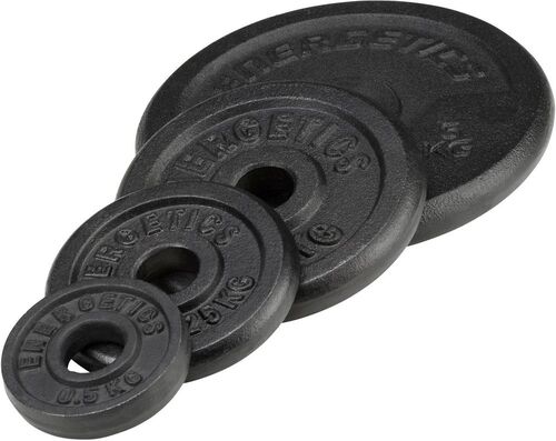 Energetics Hantelscheibe Cast Iron Disc Pair 30 Mm - schwarz