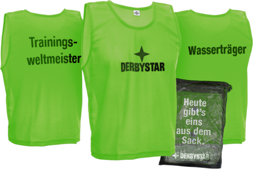 Derbystar Markierungshemdchen, 10Er-Set - Gr�n - Markierungshemden-Kinder