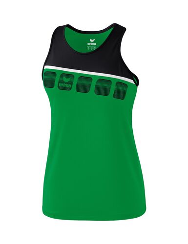 Erima 5-C Tank Top Function - smaragd/black/white