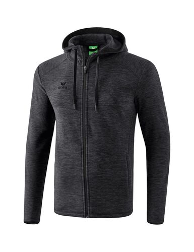Erima Fleece Jacket - black melange