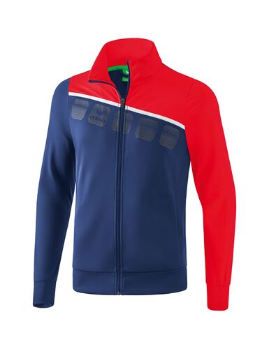 Erima 5-C Polyester Jacket - new navy/red/white
