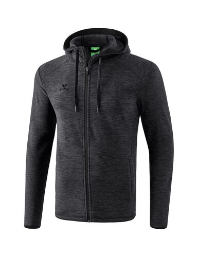 Erima Fleece Jacket - black melange