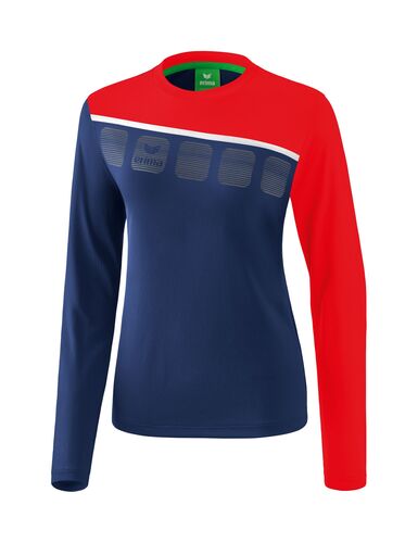 Erima 5-C Longsleeve - new navy/red/white