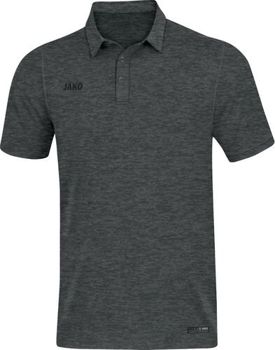 Jako Polo Premium Basics - anthrazit meliert