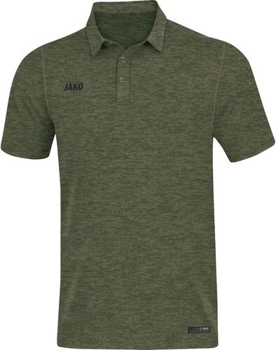Jako Polo Premium Basics - khaki meliert