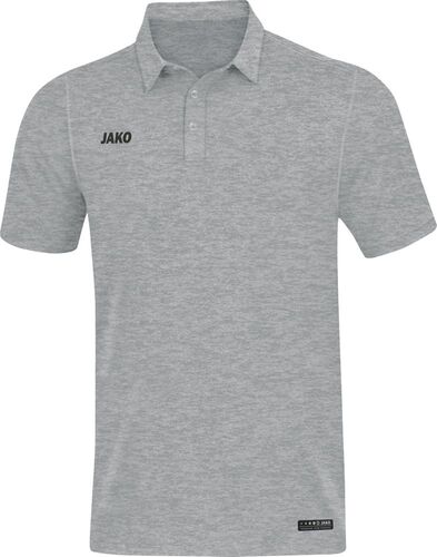 Jako Polo Premium Basics - hellgrau meliert
