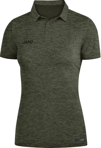 Jako Polo Premium Basics - khaki meliert