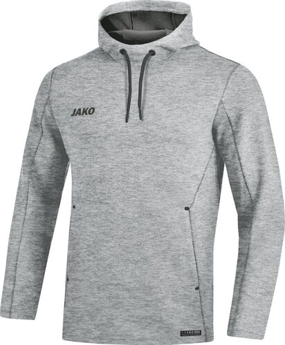 Jako Kapuzensweat Premium Basics - hellgrau meliert