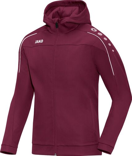 Jako Kapuzenjacke Classico - maroon