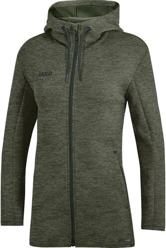 Jako Kapuzenjacke Premium Basics - khaki meliert