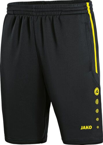 Jako Trainingsshort Active - schwarz/neongelb