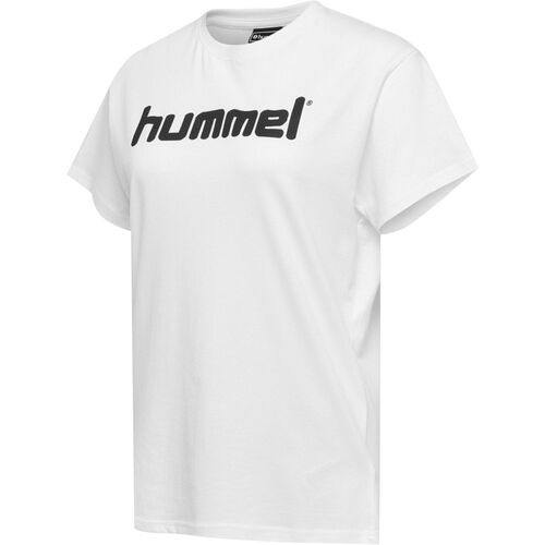 Hummel HMLGO COTTON LOGO T-SHIRT WOMAN S/S - white