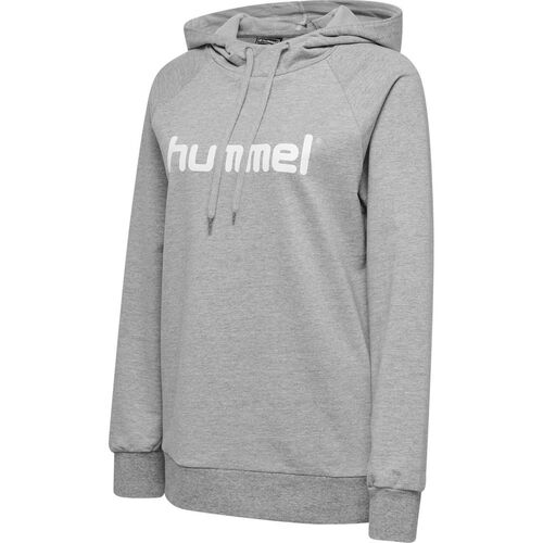 Hummel Hmlgo Cotton Logo Hoodie Woman - grey melange