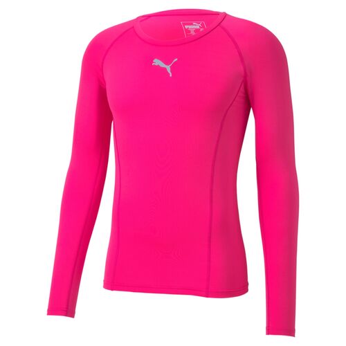 Puma LIGA Baselayer Tee LS - pink