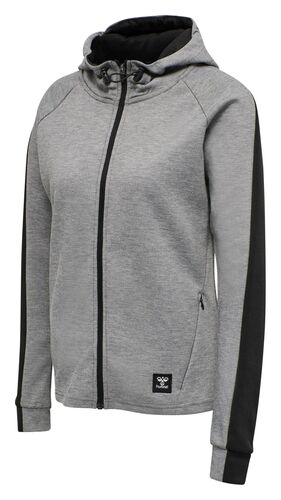 Hummel Hmlessi Zip Hoodie - grey melange