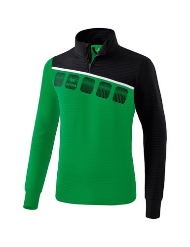 Erima 5-C Training Top - smaragd/black/white