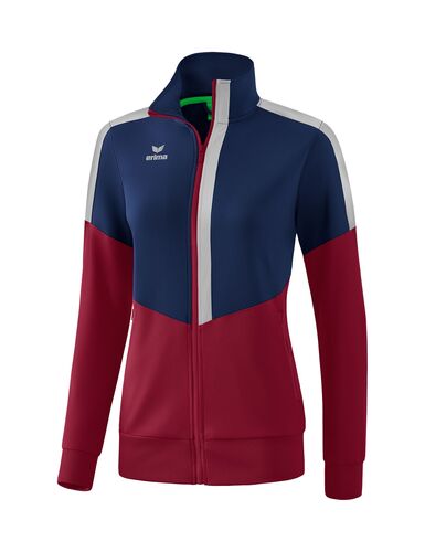 Erima Squad Training Jacket - new navy/bordeaux/silver grey
