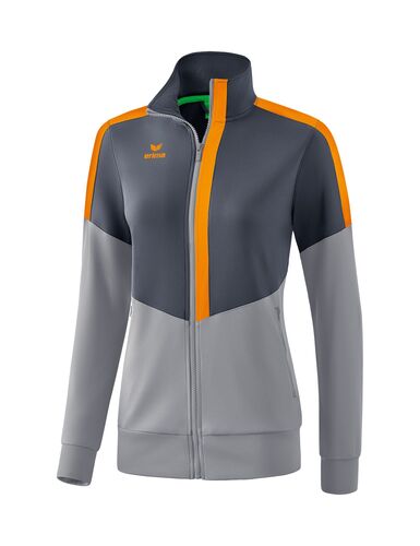 Erima Squad Training Jacket - slate grey/monument grey/new orange