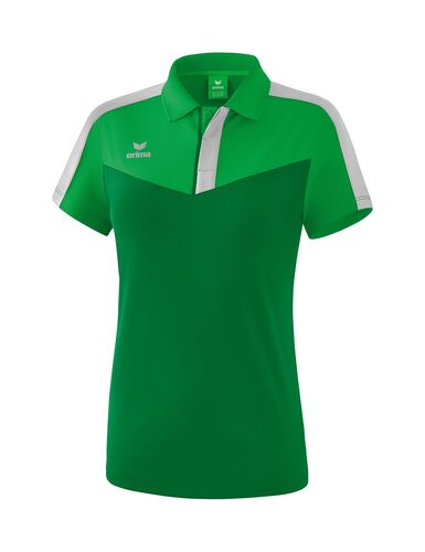 Erima Squad Poloshirt Function - fern green/smaragd/silver grey