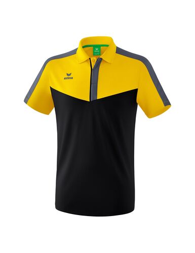 Erima Squad Poloshirt Function - yellow/black/slate grey