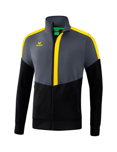 Erima Squad Training Jacket - slate grey/black/yellow