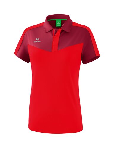 Erima Squad Poloshirt Function - bordeaux/red
