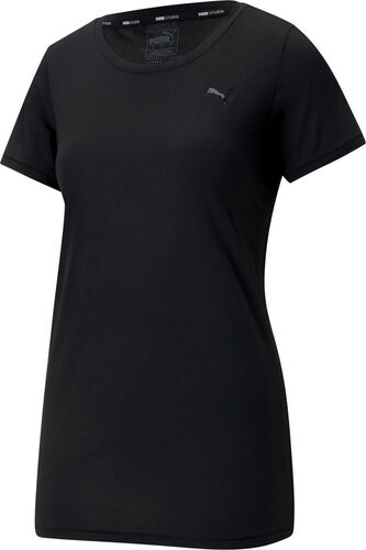 Puma Studio Lace Keyhole Ss Tee - puma black