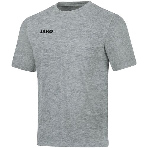 Jako T-Shirt Base - hellgrau meliert