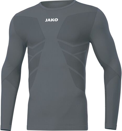 Jako Longsleeve Comfort 2.0 - steingrau