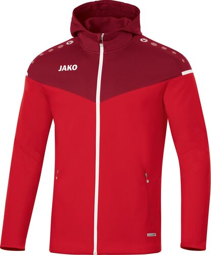 Jako Kapuzenjacke Champ 2.0 - rot/weinrot