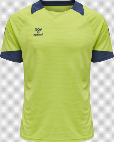 Hummel Hmllead S/S Poly Jersey - lime punch