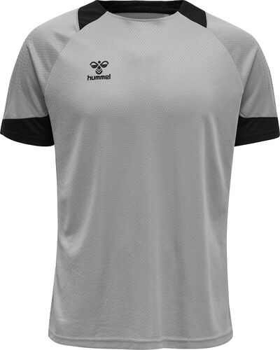 Hummel Hmllead S/S Poly Jersey - grey melange