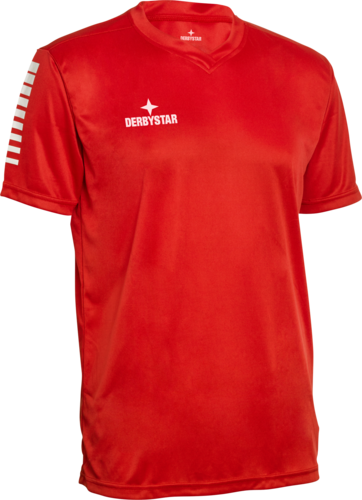 Derbystar Sp-Trikot Contra Kurz - ro/weiss