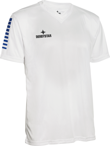 Derbystar Sp-Trikot Contra Kurz - weiss/bl