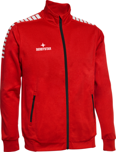 Derbystar Pr�sentationsjacke Primo - ro/weiss
