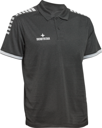 Derbystar Polo-Shirt Primo - grau/sw