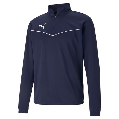 Puma teamRISE 1/4 Zip Top - blau