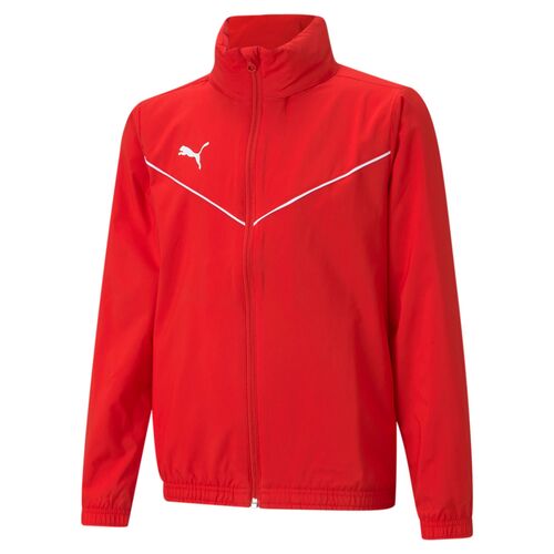 Puma teamRISE All Weather Jkt Jr - rot