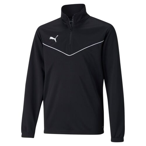 Puma teamRISE 1/4 Zip Top Jr - schwarz