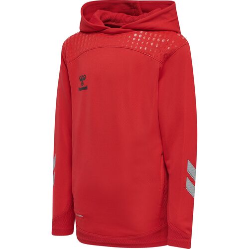 Hummel Hmllead Poly Hoodie Kids - true red