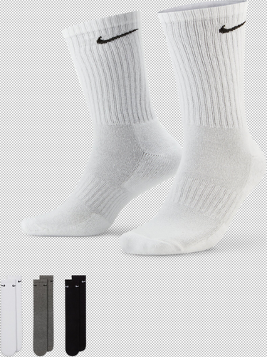 Nike Everyday Cushioned Crew-Trainingssocken (3 Paar)